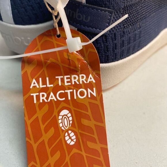 JAMBU Jenny Knit All Terra Traction Sneakers Size 8.5 Blue Relax Foam Insole New - Picture 3 of 11